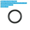 thumbnail image 4 of Uxcell 16x12x2mm Nitrile Rubber O Rings Metric Sealing Gasket, Black 25 Pack, 4 of 6