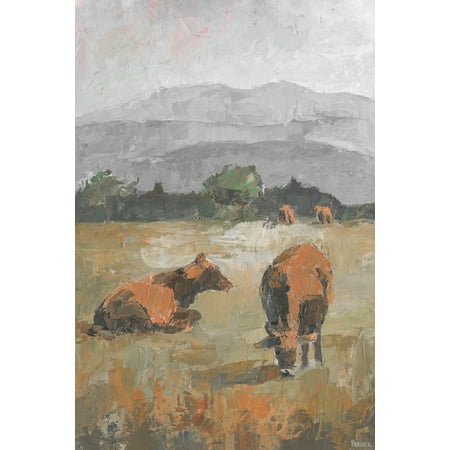 Parvez Taj The Farm Life Painting Print On Wrapped Canvas Walmart Com Walmart Com