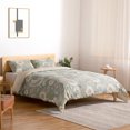 thumbnail image 2 of ATsense Duvet Cover Set King Size, 100% Cotton, 1 Duvet Cover and 2 Pillow Shams (King, Sage Green), 2 of 6