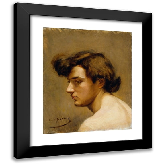 Alice Pike Barney 12x14 Black Modern Framed Museum Art Print Titled - Endymion (1910)