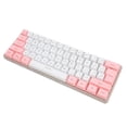 thumbnail image 1 of Clavier Mécanique, FN Raccourci Clavier de Jeu Filaire pour Bureau Blanc Rose, 1 of 8