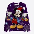 thumbnail image 1 of Sudadera de manga larga con cuello redondo para mujer, suéter informal de Mickey y Minnie de Disney, Y2K, novedad de otoño, 2022, 1 of 5