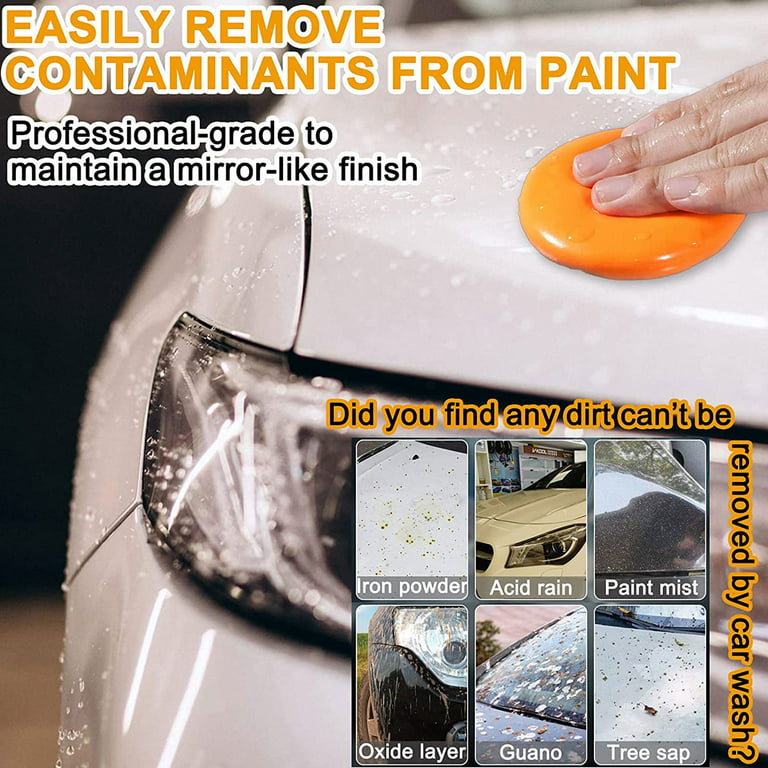 Nano Bond 2 Pack 100g Premium Grade Clay Bar Kit for Car Wash Auto Detailing Cleaning