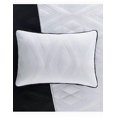 thumbnail image 3 of Edredón Xtellar Ligero Doble Vista Real Textil + 2 Fundas de Almohada, Juego de Colcha Matrimonial, Color Negro, 3 of 5