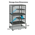 thumbnail image 7 of MidWest Homes for Pets Deluxe Ferret Nation Double Unit Small Animal Cage (Model 182), 7 of 7