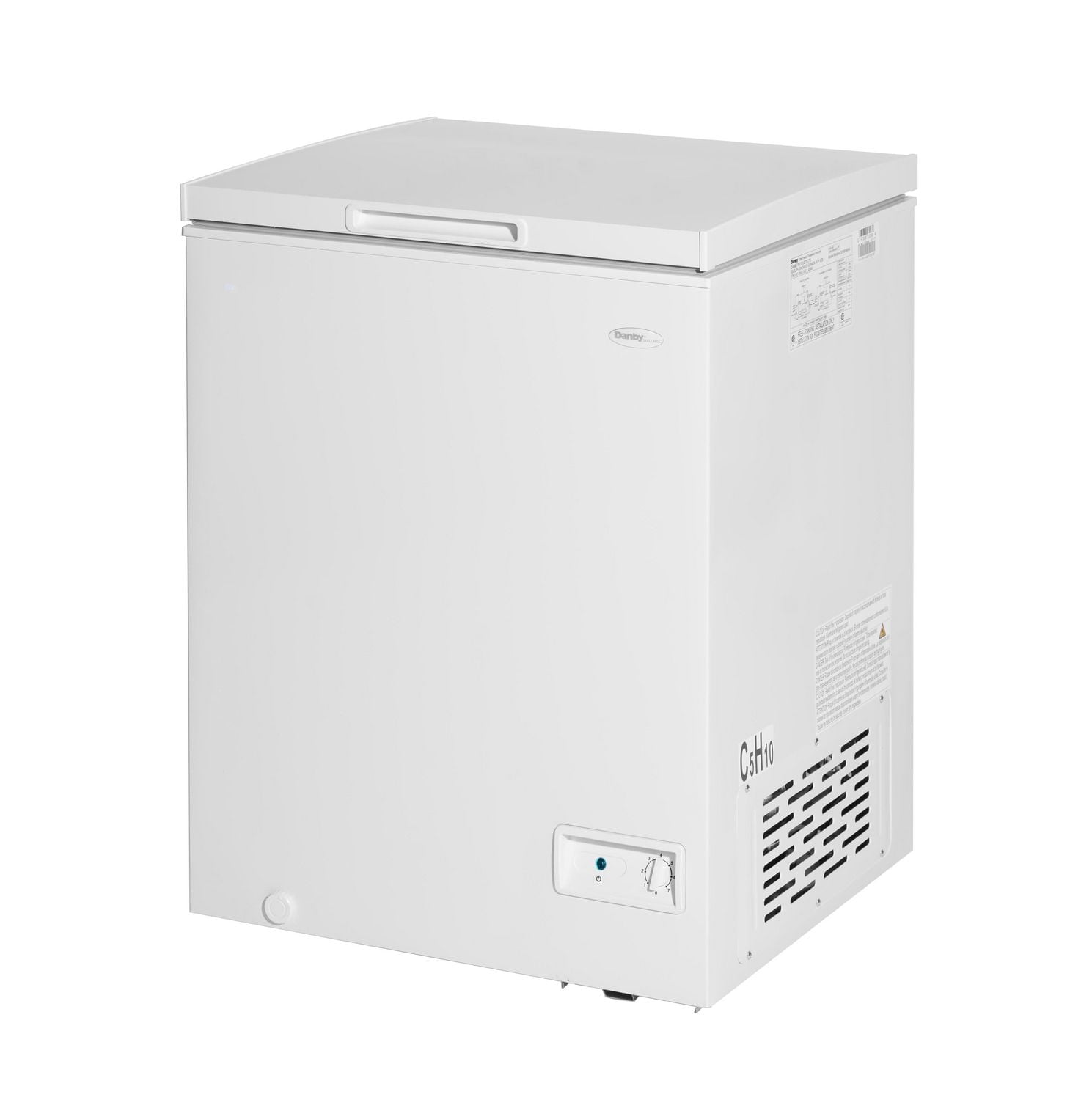 Danby DCF050A6WM Modèle carré de congélateur coffre 5.0 cu.ft DOE en Blanc