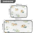 thumbnail image 3 of Coolnut Cute Cartoon Animals Kitchen Mat - Cushioned Anti Fatigue Kitchen Rug Set of 2, Non Slip Waterproof Kitchen Mats for Kitchen, Laundry, Sink, Office 19.7"×27.6"+19.7"×47.2" Home Decor, 3 of 7