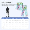 thumbnail image 6 of Kll Dragonfly Floral Sleepwear Mens Flannel Pajamas,Long Cotton Pj Set, 6 of 9