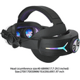 thumbnail image 5 of 12000mah Rechargeable Battery Head Strap Compatible with Meta Quest 3/3S Headband VR Accessory With RGB Light, 5 of 7