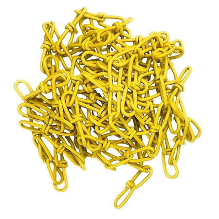 

Double Chain Multi Length 200Ft Steel Utility Chain Yellow Coated Chain (40Ft)