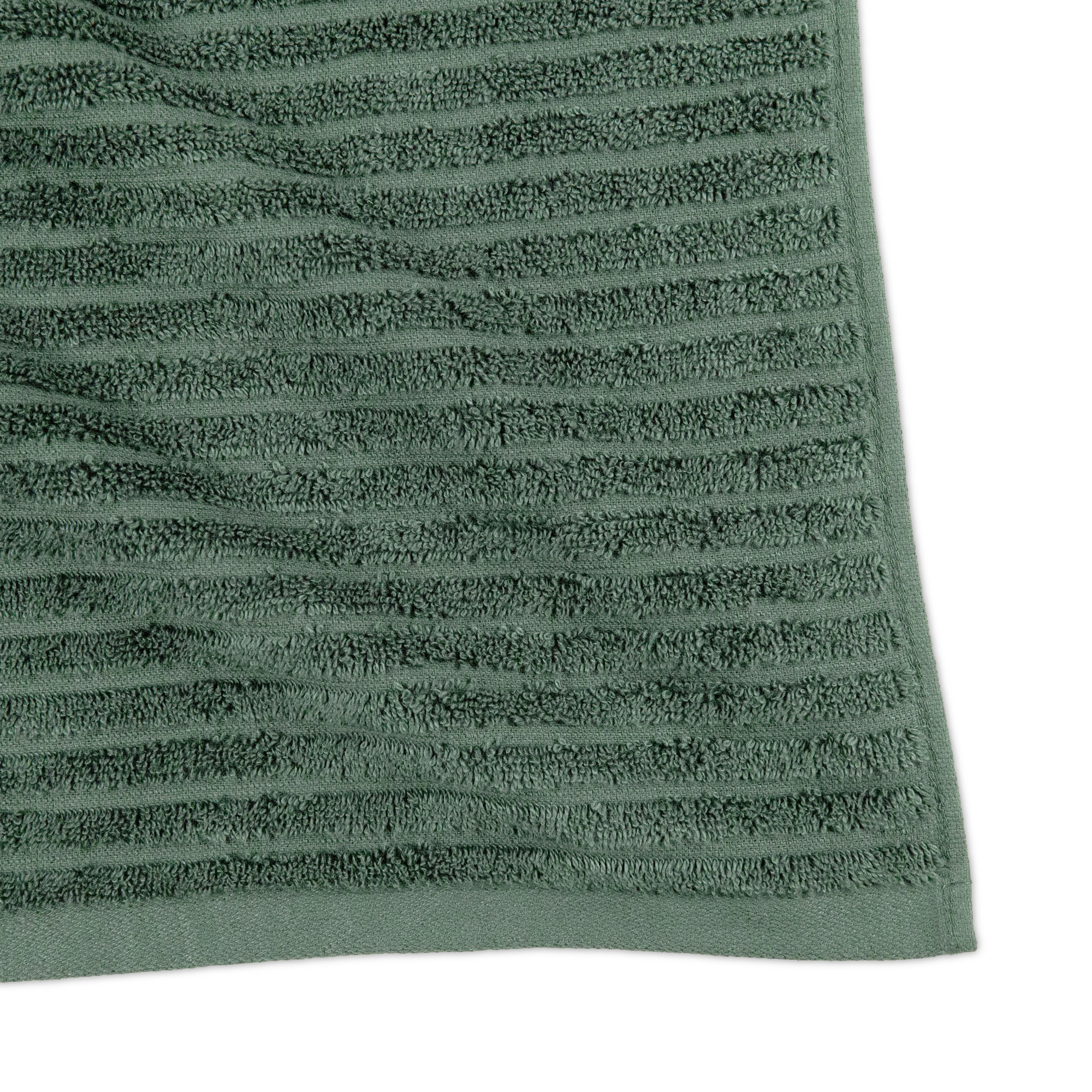Better Homes & Gardens 6-Piece Bath Towel Set, Green Ash photo 8