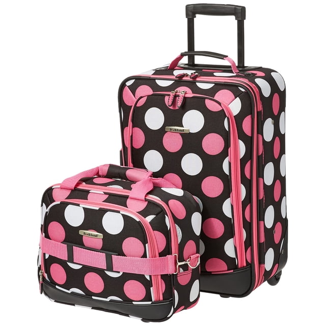 Juego de equipaje Rockland Fashion Softside Upright de 2 piezas