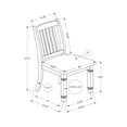 thumbnail image 2 of Monarch Specialties Dining Chair, 38" Height, Set Of 2, Side, Upholstered, Kitchen, Dining Room, Antique Grey, Grey Fabric, Transitional, 2 of 4