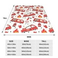 thumbnail image 3 of Sikiie Fire Truck Ultra-Soft Micro flannel Blanket Luxury All Seasons Warm Blanket for Bedding Sofa and Travel (4 sizes)-60"x50", 3 of 7