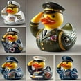 thumbnail image 4 of Canard Militaire en Résine US Army Canard Commémoratif Canard en Caoutchouc Unique de Bureau HOT NEW Better, 4 of 7