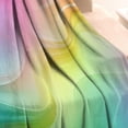 thumbnail image 3 of Rainbow Tie Dye Swirl Pattern Blanket,Comfortable Soft Flannel Throw Blanket,All Season,Warm Lightweight Blankets for Sofa Bed Couch Living Room Chair,30"x40", 3 of 4