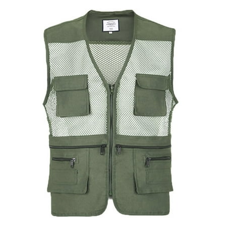 Mens Summer Photography Tour Fishing Pocket Vest Vest