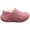 Pink, variant on Qicasul Women's slipper Winter Fleece Lined Slippers Indoor Outdoor Shoes With Memory Foam Comfort Arch Support Black US Size:11