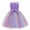 Lavender Purple, variant on URMAGIC 3-10Y Child Girls Sleeveless Lace Stripe Rainbow Princess Dress for Birthday Pageant Gown Dresses