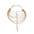 thumbnail image 1 of Qarigey Tobillera con dedo del pie para mujer, tobillera de aleación multicapa, cadena para niñas, joyería para fiesta en la piscina y la Ropa, zapatos y accesorios Miscelánea, 1 of 6
