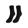 thumbnail image 2 of Spencer 2 Pairs Wool Socks for Men, Thick Winter Hiking Socks, Warm Breathable Crew Mens Socks, Black, 2 of 10