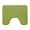 Green, variant on 16×20 Inch Dark U-Shaped Soft Foam Toilet Mat, Thick Comfortable Non-Slip Bathroom Rug, High Water Absorption Machine Washable Quick Dry Contour Floor Mat For Restroom Daily Use-(Blue)