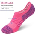 thumbnail image 2 of No Show Socks Womens Athletic Cushion Ankle Footies Low Cut Socks 5-6 Pairs, 2 of 13