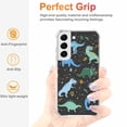 thumbnail image 4 of Space Dinosaurs Case for Samsung Galaxy S22,Aesthetic Art Design Pattern Soft TPU Bumper Case Cover, 4 of 5