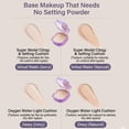 thumbnail image 6 of Full Coverage Creamy Foundation, Long-Lasting Waterproof BB Cushion, Smooth & Even Base for Oily Dry Combination Skin, Compact Travel-Friendly(1PC), 6 of 8