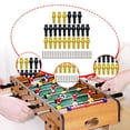 thumbnail image 1 of 26 Piezas de Jugadores de Fútbol de Mesa, Jugadores de Repuesto de Futbolín, Componentes de Mantenimiento de Entretenimiento, Accesorios para Máquinas Negro Amarillo, 1 of 8
