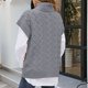 thumbnail image 4 of Gibobby Chaleco de suéter para mujer, Chaleco tipo suéter para mujer, cuello en V, uniforme Estilo, chalecos sólidos, clásicos, sin mangas, suéteres(Gris,XG), 4 of 5