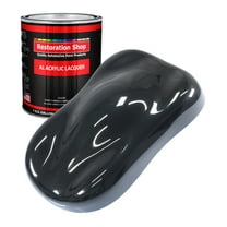 Restoration Shop - Phantom Black Pearl Acrylic Lacquer Auto Paint - Gallon Paint Color Only - Professional Gloss