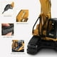 thumbnail image 4 of Modelo de coche, excavadora de aleación, camión de construcción, tractor de juguete, juguete para niño, excavadora manual, modelos de equipos de construcción de metal, camiones de construcción, 4 of 8