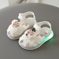 thumbnail image 2 of Huowey Baby Girls Sandals Shoes Summer Baby Shoes Soft Sole LED Shoes Children Walking Shoes Birthday Footwear, 0-6 Months, 2 of 5
