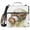 Turtle on Wooden Pile, variant on Haosy 3 Ring Zipper Binder with Shoulder Strap Waterproof Trapper Keeper 2 Inch D-Ring 500 Sheets Capacity, Dreamlike Colorful Light Shadow