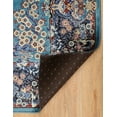 thumbnail image 3 of Linon Home Decor Emerald Area Rug Collection, Blue and Navy, 5' x 7', 3 of 5