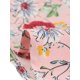 thumbnail image 5 of Vestido sin mangas de flores con fruncido INSPIRE CHIC para mujeres, vestido corto de verano sin hombros, rosa XL, 5 of 6