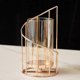 thumbnail image 2 of Geometric Pillar Candle Holder Elegant Spiral Ladder Shaped Hollow Candlestick Wrought Iron Tabletop Decor Home Desktop, 2 of 4