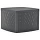 thumbnail image 1 of Mesa auxiliar de exterior Benzara 53 x 53 x 37 cm, ratán gris, 1 of 5