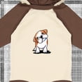 thumbnail image 4 of Inktastic KiniArt Bulldog Puppy Boys or Girls Long Sleeve Baby Bodysuit, 4 of 5