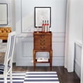 thumbnail image 2 of Hardwick 4-Drawer Brown Chest, 2 of 9