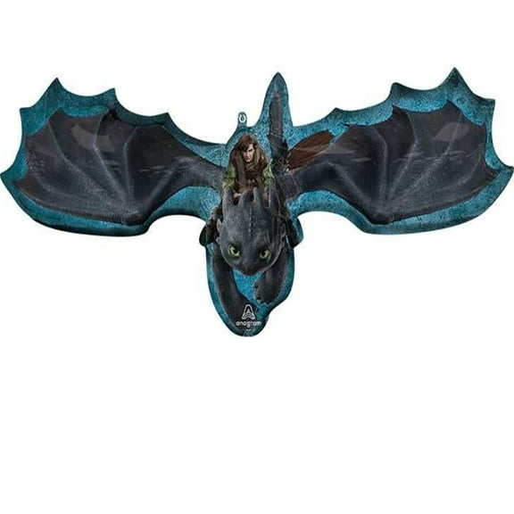 44 inch Anagram How To Train Your Dragon Foil Mylar Balloon - Party Supplies Decorations