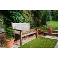thumbnail image 2 of Garland Rug Realistic Artificial Grass Turf Polypropylene Green Indoor/Outdoor Area Rug, 5' x 7', 2 of 6