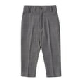 thumbnail image 4 of ETHAN 5 Piece Toddler Boy Outfit for Party Elegant Plaid Suit for Boy Easter Suit Set Grey 3T, 4 of 7