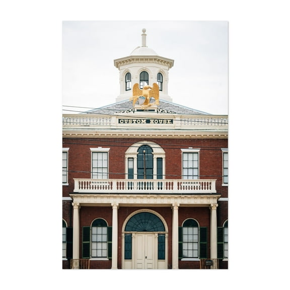 The Custom House - Salem Massachusetts Photography Unframed Wall Art Print 5 x 7 inches