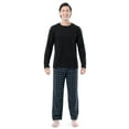thumbnail image 3 of Fruit of the Loom Men's Jersey Knit Top and Flannel Pajama Pants Set, 2-Piece, Sizes S-5XL, 3 of 11
