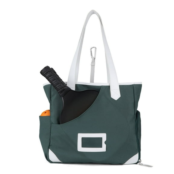 TOURBON Tote Padel Racket Bag with Shoe Compartment Pickleball Paddle Shoulder Bag Nylon Light Weight