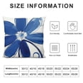 thumbnail image 6 of COMIO Pillowcase 2-Pack Short Plush Pillow Cover (Universal 1) Abstract Flower Painting White, 6 of 6