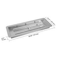 thumbnail image 2 of VEVOR 36x12 inch Drop-in Fire Pit Pan Fire Pit H-shape Burner Kit 150,000 BTU, 2 of 9