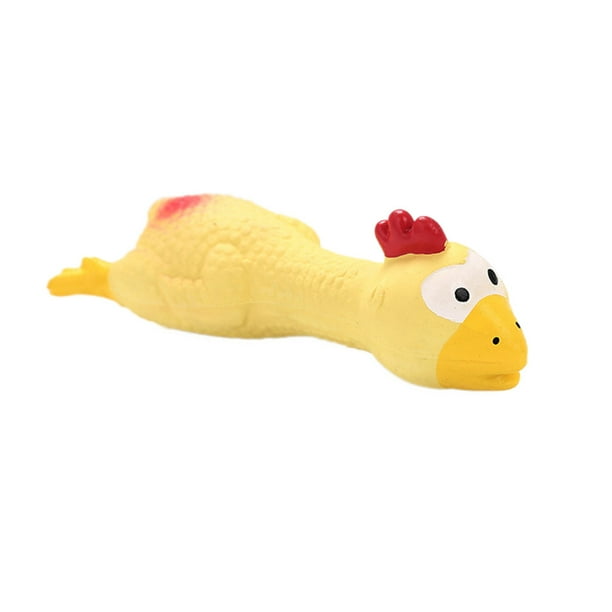 Xihbxyly Juguete Masticable para Mascotas, Hecho de Pollo Natural, con Sonido Chirriante Interactivo, Seguro para Perros y Gatos, Ideal para El Ejercicio, 18 X 5 Cm, Incluye 1 Unidad.